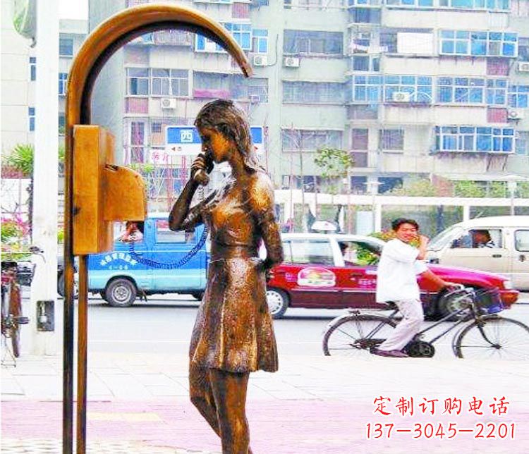 大同女孩铜雕塑——艺术的象征