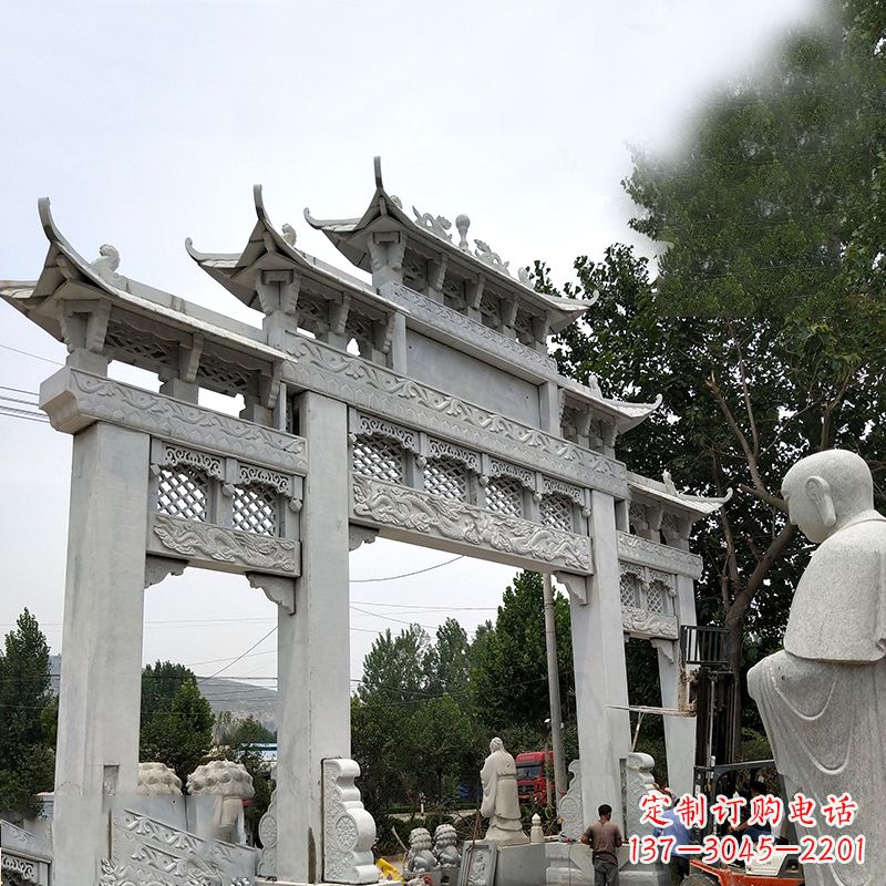大同雕塑公园门口牌坊