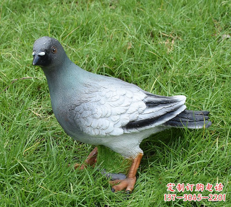 大同雕塑和平鸽少女