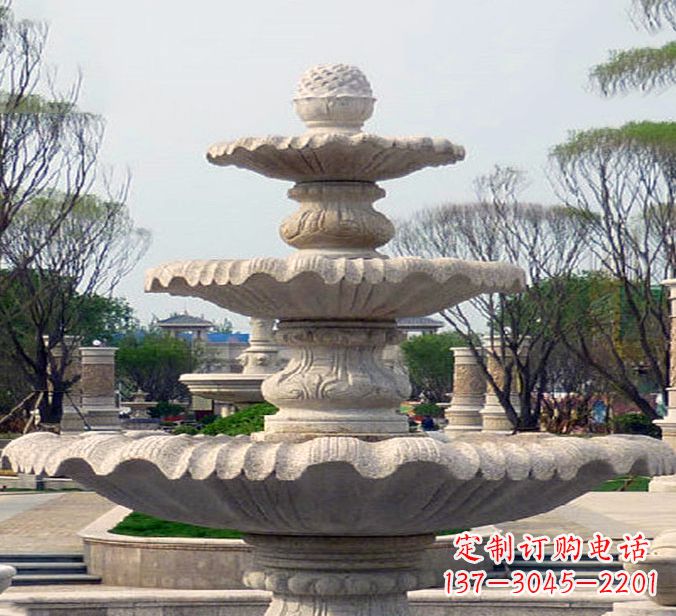 大同狮子头花钵雕塑