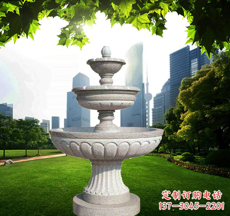 大同跌水盆石喷泉雕塑