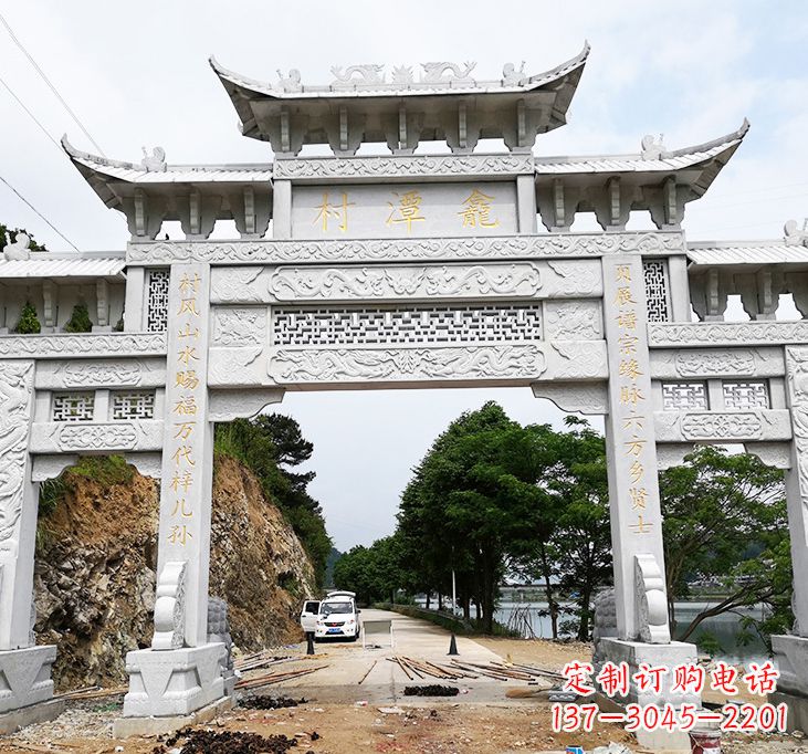 大同东夏侯石牌坊雕塑专业的定制雕塑制作商