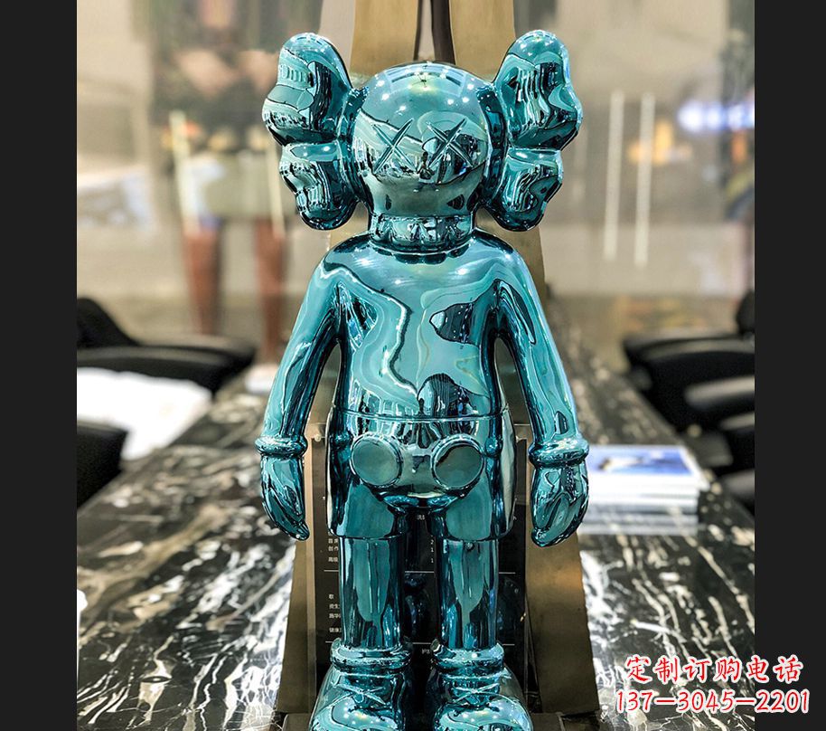 大同动漫不锈钢机器人雕塑
