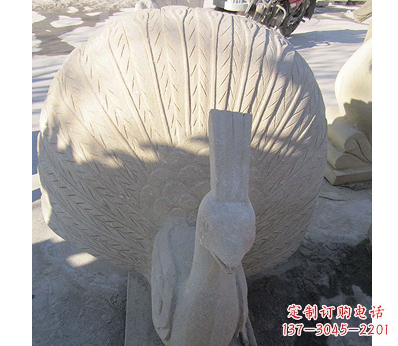 大同优雅高贵的孔雀石雕