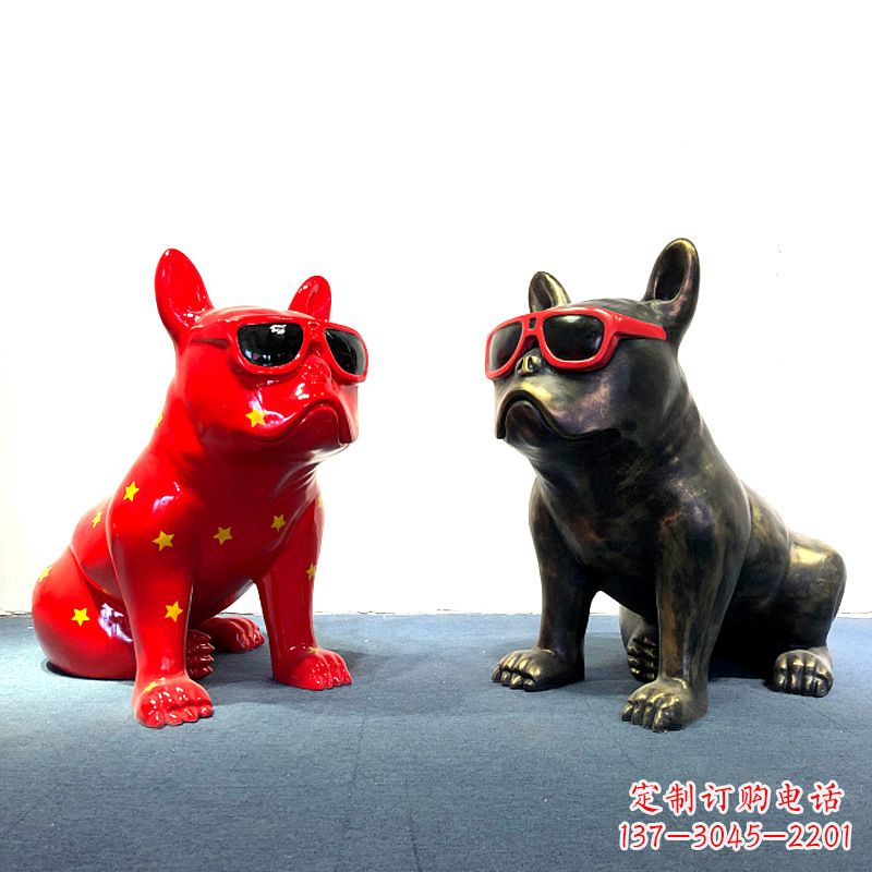 大同斗牛犬雕塑摆件
