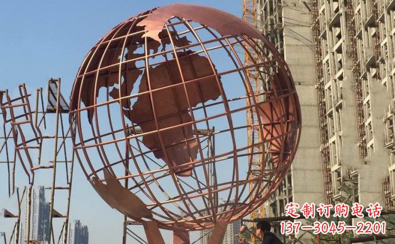 大同锻铜不锈钢地球雕塑