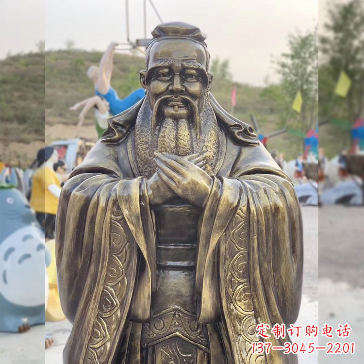 大同中领雕塑贵族——伟大的孔子雕塑