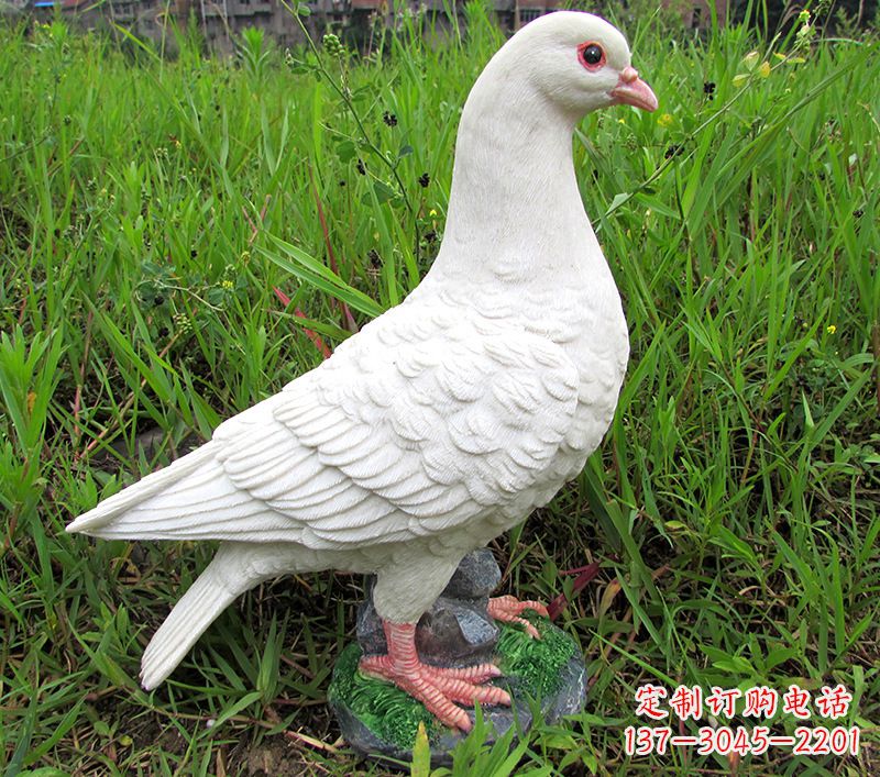 大同锻铜鸽子浮雕,精致细腻的雕塑体现
