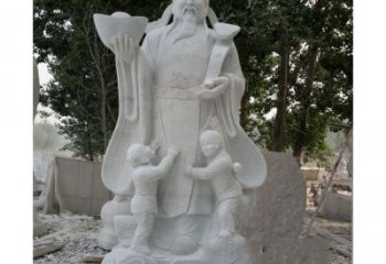 大同大理石财神雕塑——守护家庭繁荣
