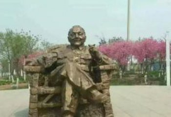 大同中领雕塑邓小平坐式铜雕
