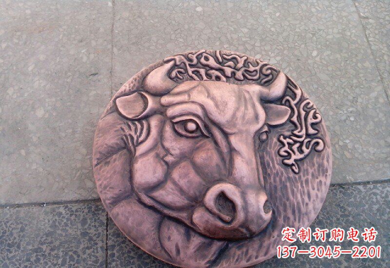 大同锻铜十二生肖兽首雕塑