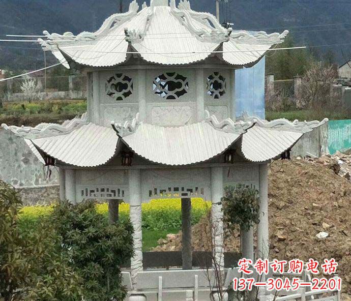 大同古典凉亭石雕