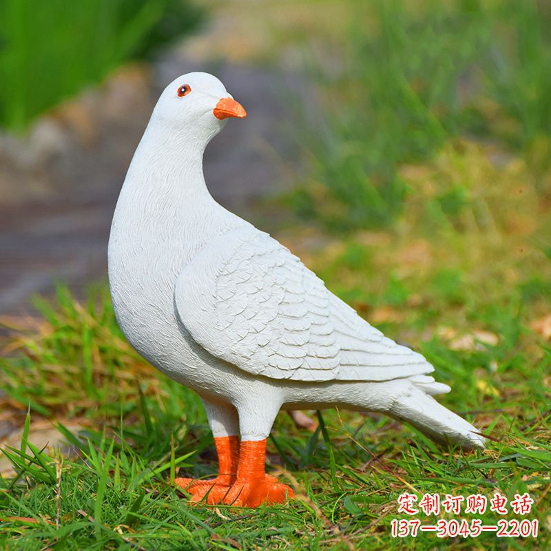 大同和平鸽雕塑传递和平与希望的象征