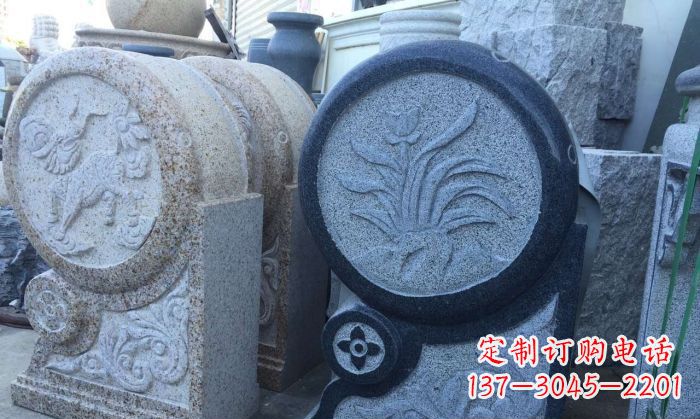 大同仿古抱鼓石招财石门墩