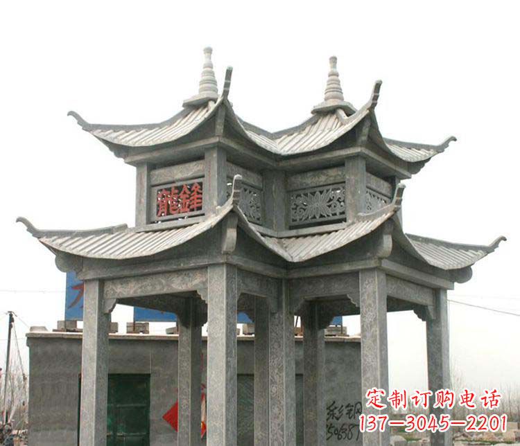 大同仿古凉亭石雕