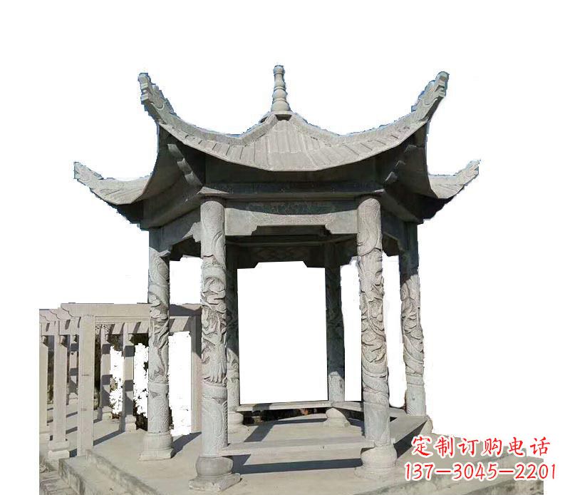 大同传统风格凉亭石雕