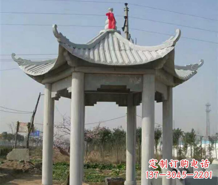 大同典雅的仿古凉亭石雕