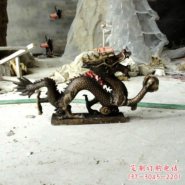 大同仿古龙铜雕