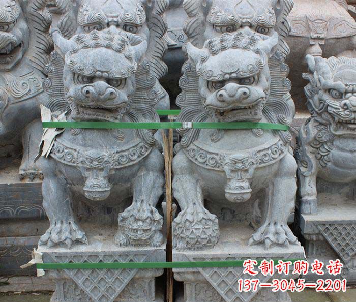 大同仿古瑞兽狮子石雕