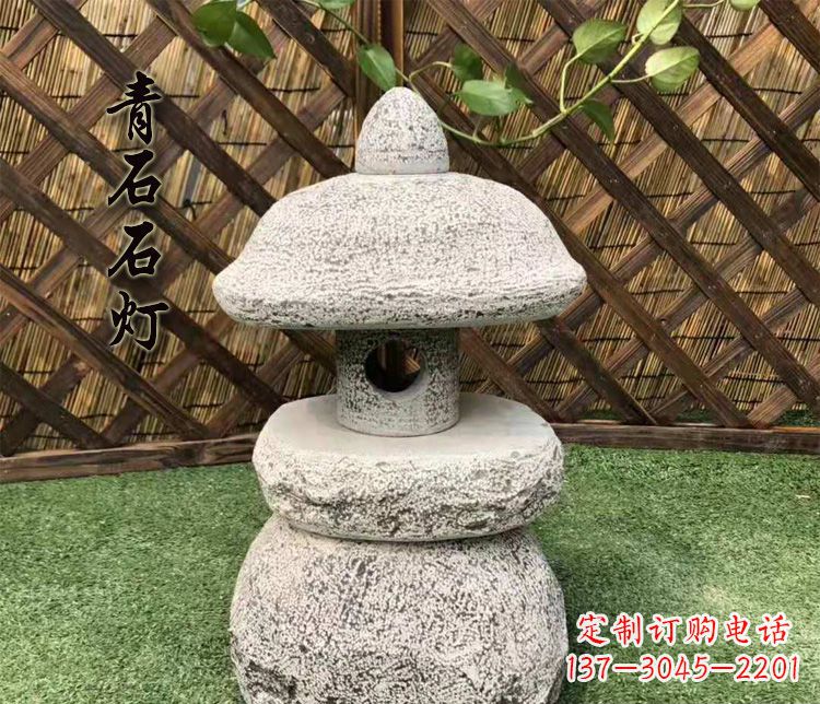 大同仿古石灯公园照明灯石雕