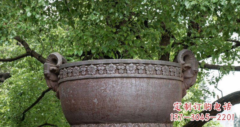 大同仿古水缸铜雕