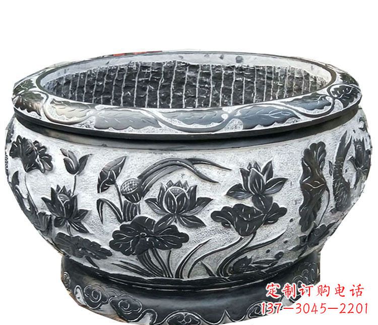 大同传承古典,精致仿古庭院花盆雕塑