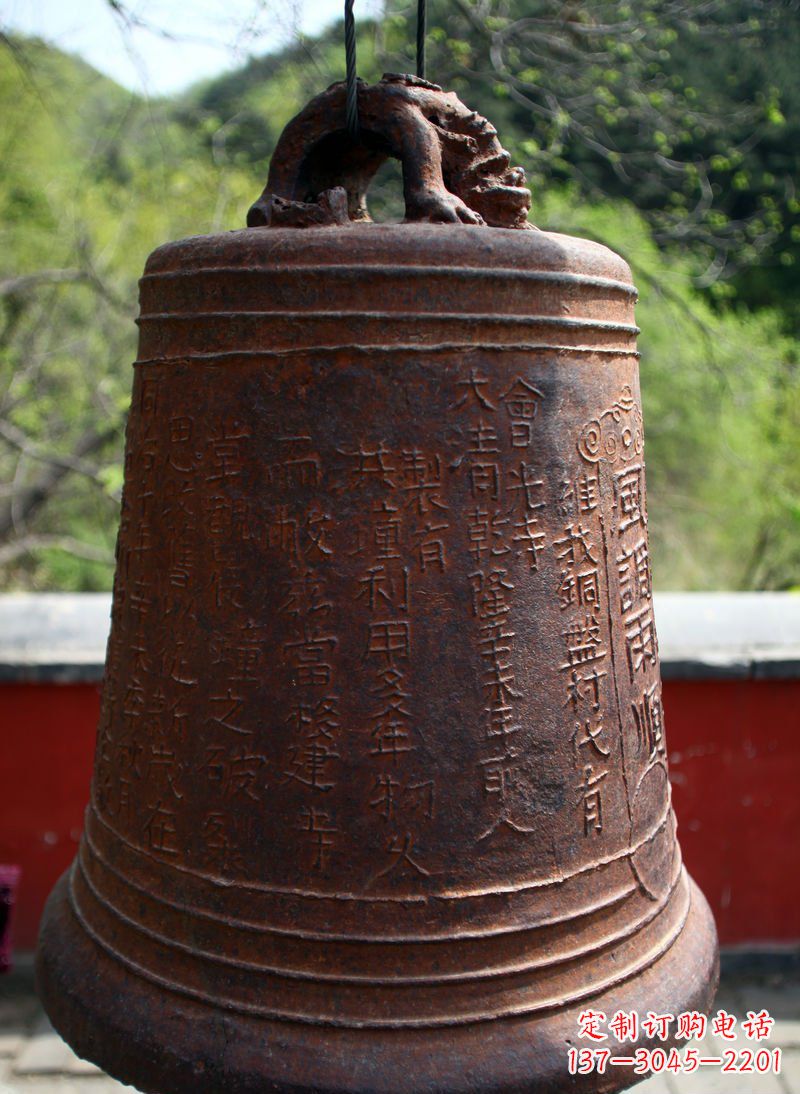 大同仿古铜钟雕塑 (2)