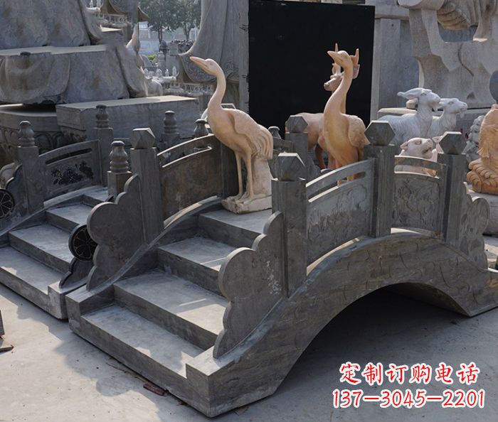 大同精致石制仿古拱桥雕塑