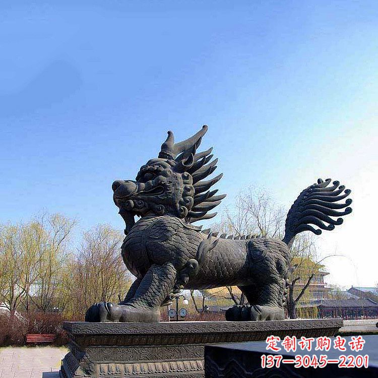 大同古典麒麟雕塑,精美绝伦