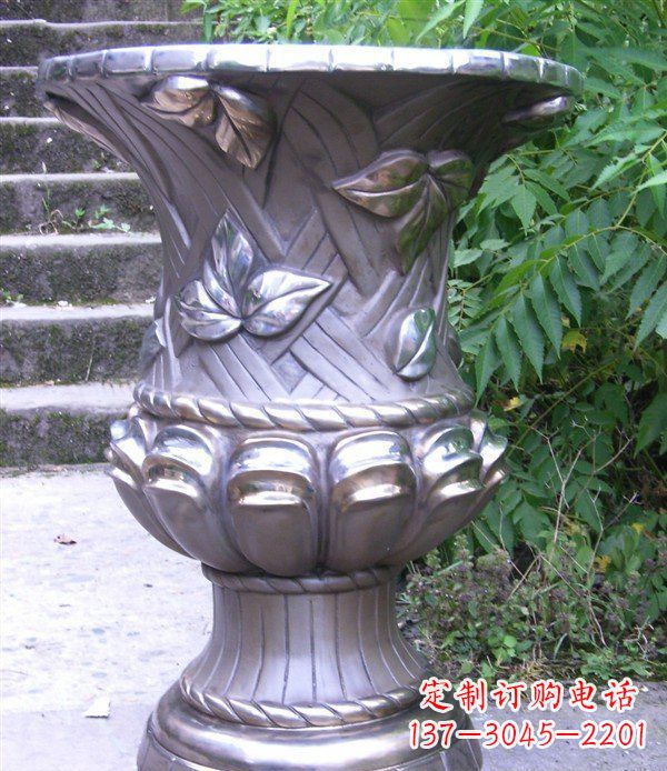 大同玻璃钢花盆雕塑