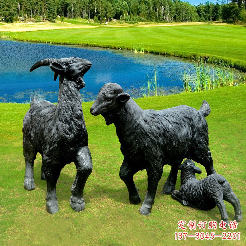 大同 雕刻经典,匠心独具,黑山羊雕塑