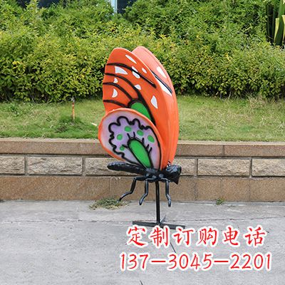 大同高端红色蝴蝶雕塑