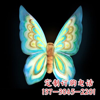 大同仿真蝴蝶_大号蓝色发光款73x50x30