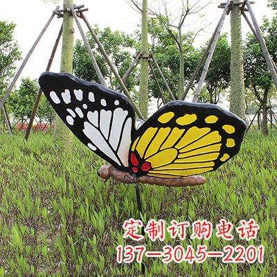 大同 黄白黑款蝴蝶雕塑
