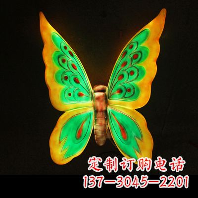 大同闪耀蝴蝶,精致灯光雕塑