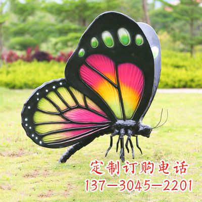 大同仿真蝴蝶_品红色款405x78x110