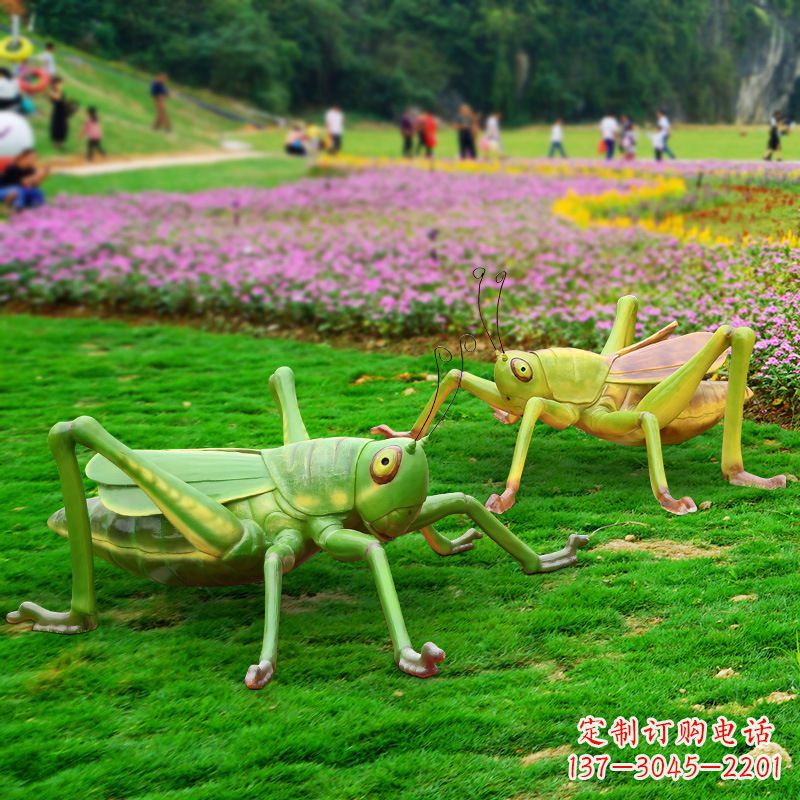 大同精美蝗虫雕塑摆件