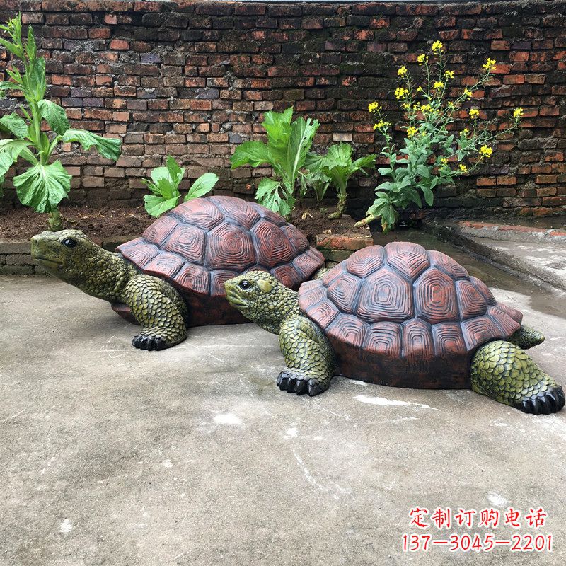 大同精致细腻的乌龟雕塑