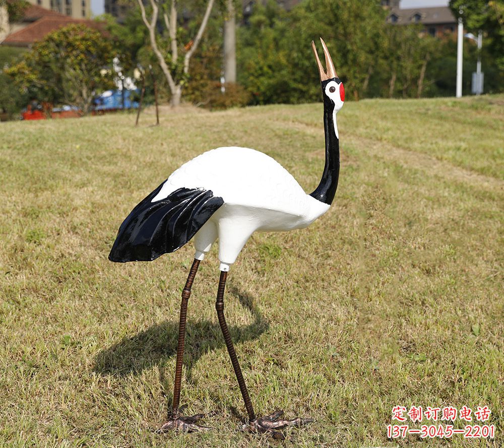 大同仿真仙鹤雕塑