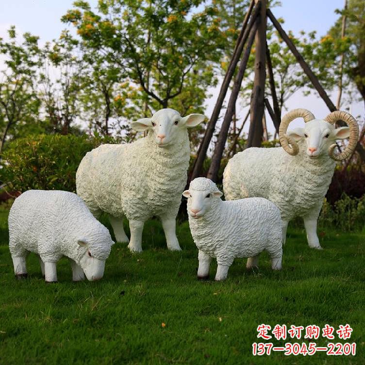 大同精美玻璃钢动物雕塑