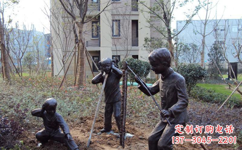 大同中领雕塑 | 为儿童景观带来美好的铜雕塑