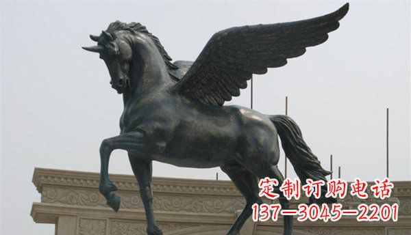 大同飞马广场景观铜雕