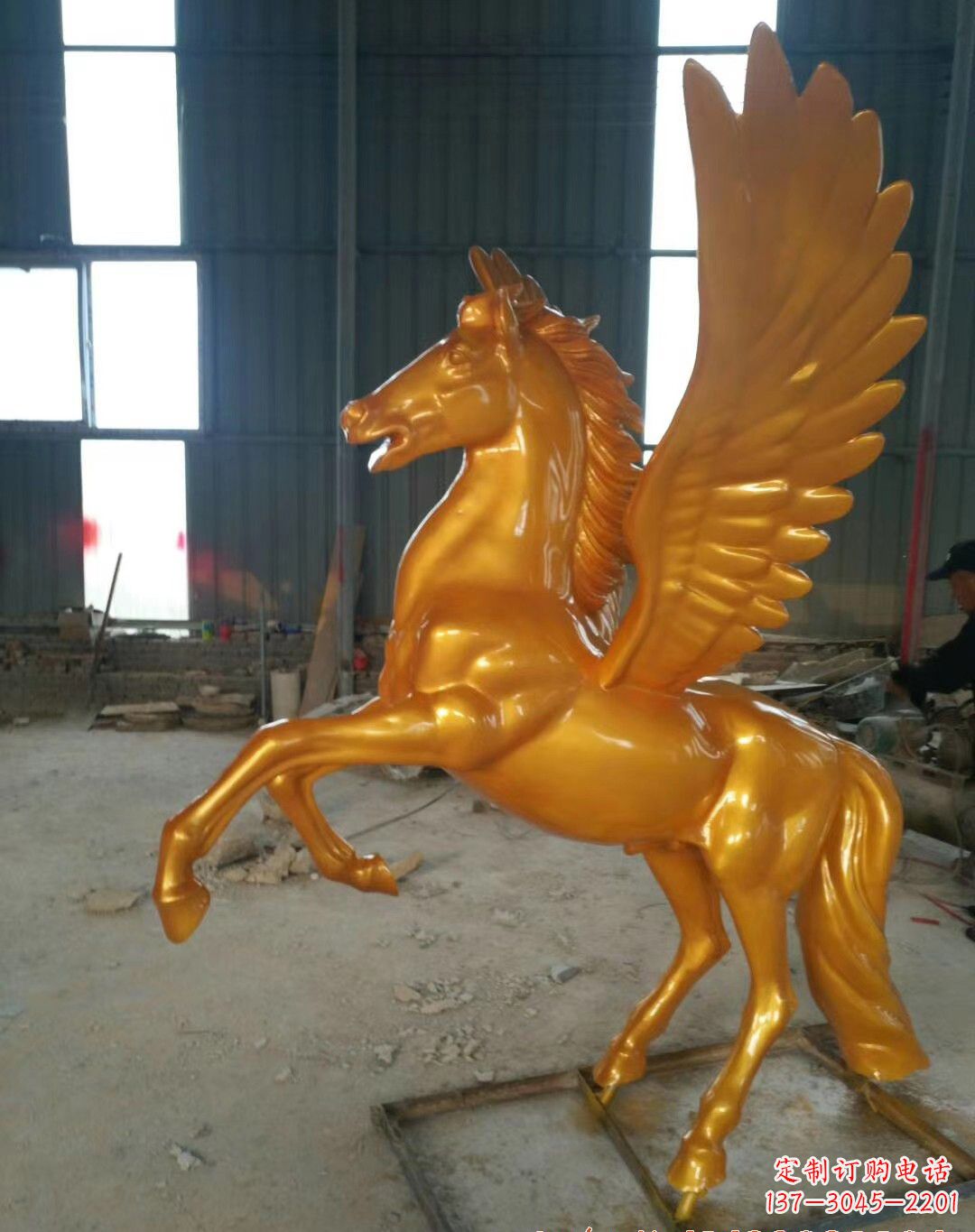 大同飞马铜雕——精美的马雕塑