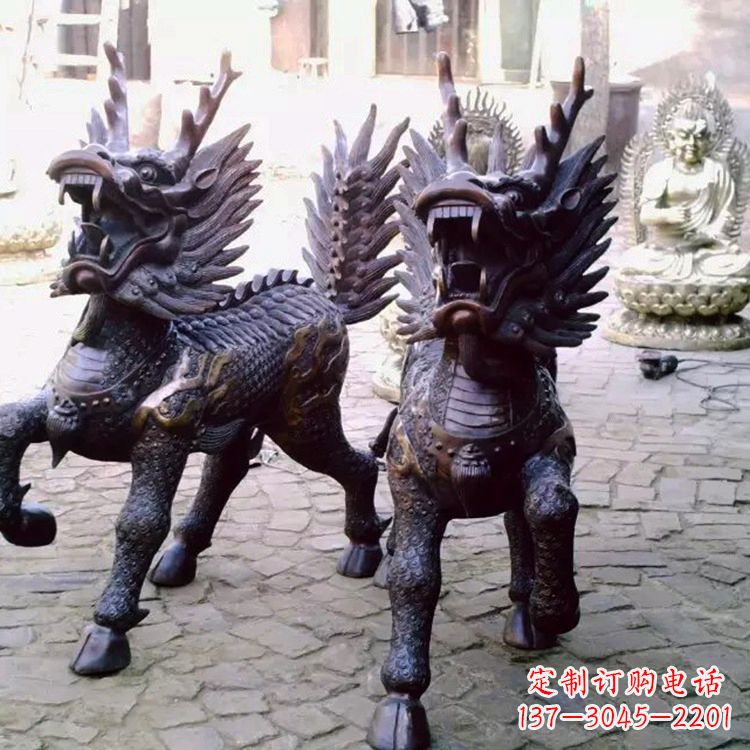 大同麒麟雕塑——标志着繁荣与和谐的象征