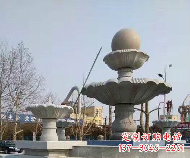 大同风水球大型喷泉石雕