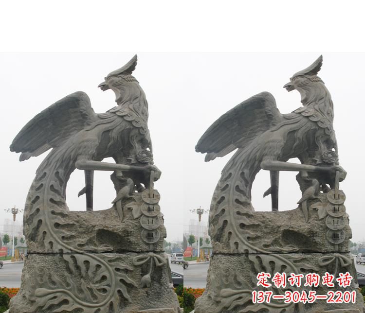 大同艺术级凤凰石雕