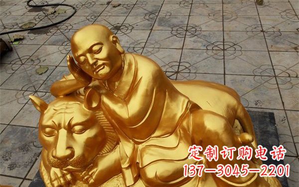大同伏虎罗汉铜雕，古典美学与艺术的完美结合