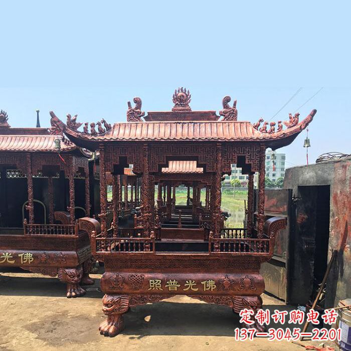 大同精美铜香炉雕塑