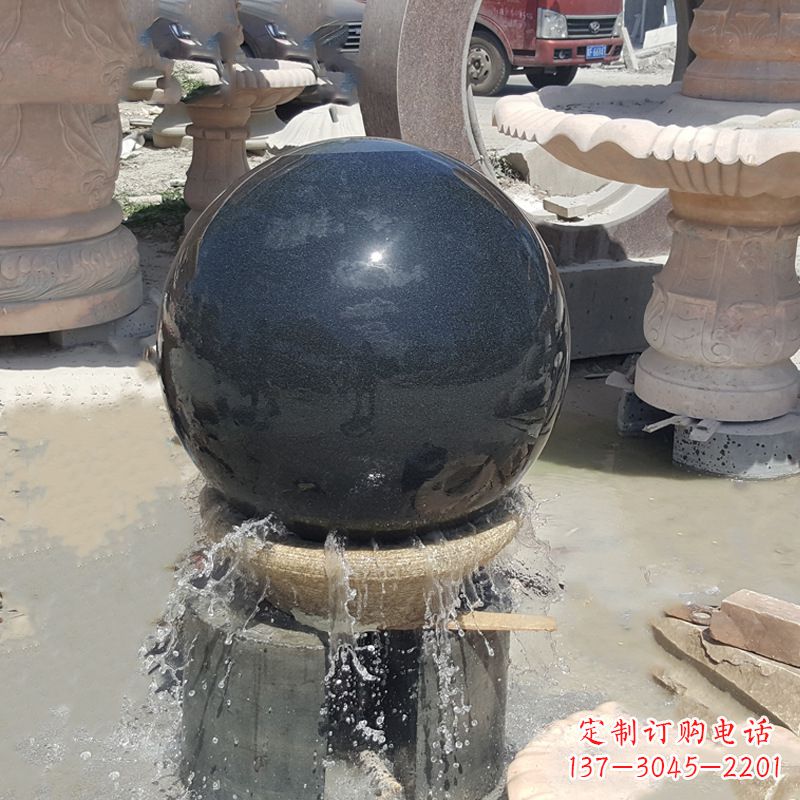 大同福建风水石球雕塑