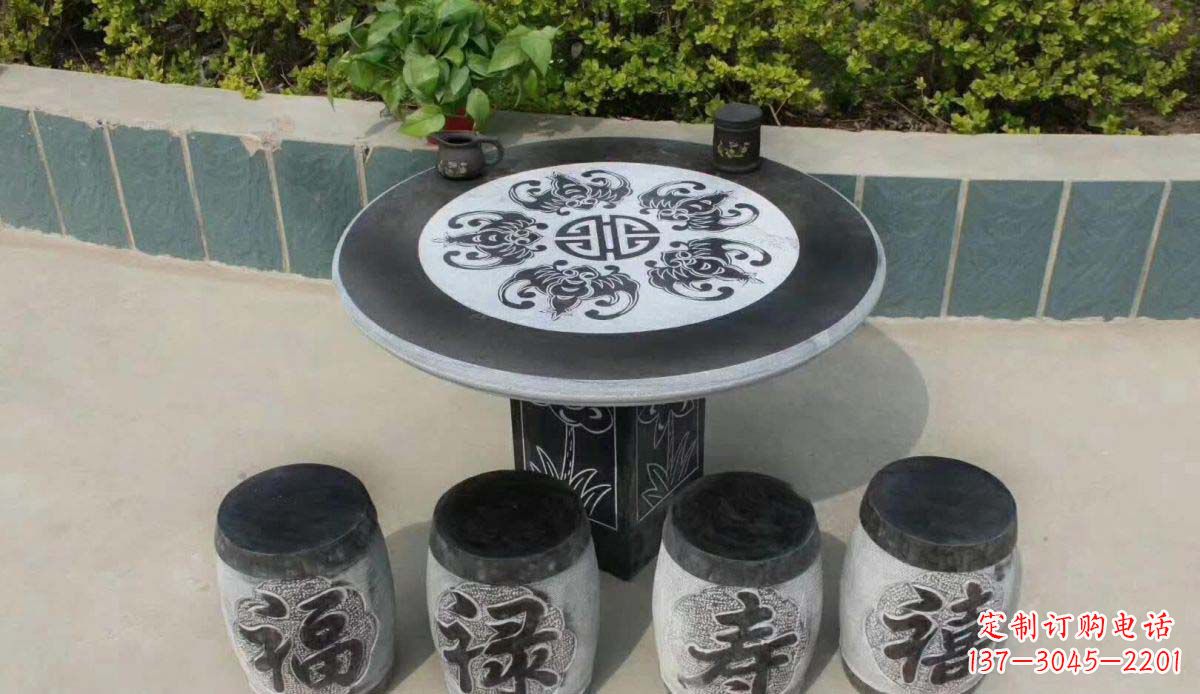 大同传统工艺福禄寿喜雕塑